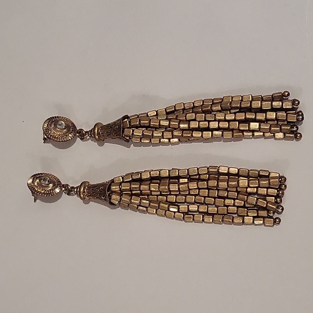 Brass Beadโ Earrings